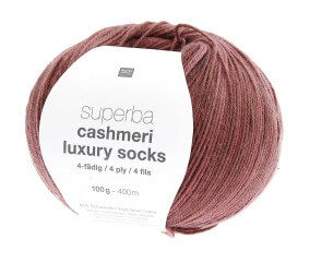 Pelote de laine à chaussettes Superba Cashmeri Luxury Socks 4 fils - 100gr - Rico Design