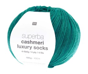 Pelote de laine à chaussettes Superba Cashmeri Luxury Socks 4 fils - 100gr - Rico Design