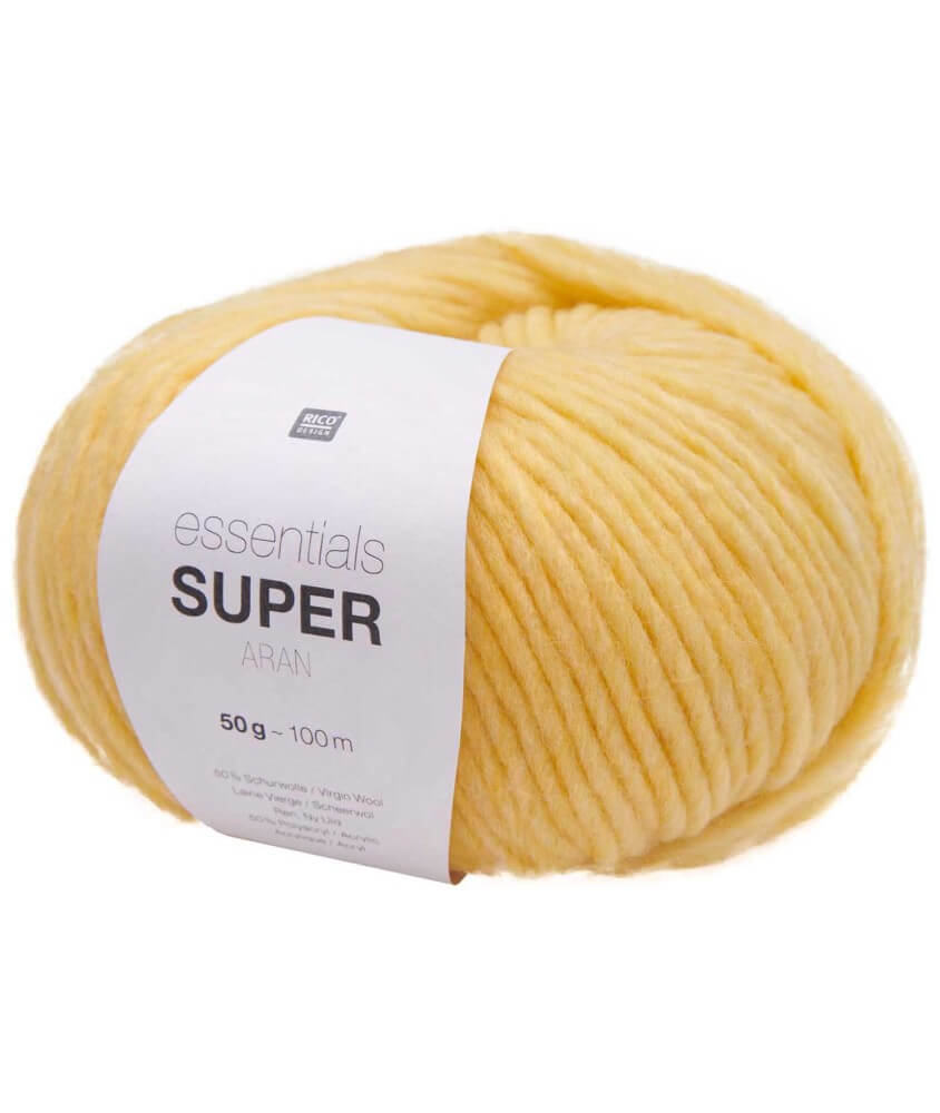 Pelote de laine à tricoter Essentials Super Aran - Rico Design Pelote de laine à tricoter Essentials Super Aran - Rico Design