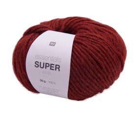 Pelote de laine à tricoter Essentials Super Aran - Rico Design