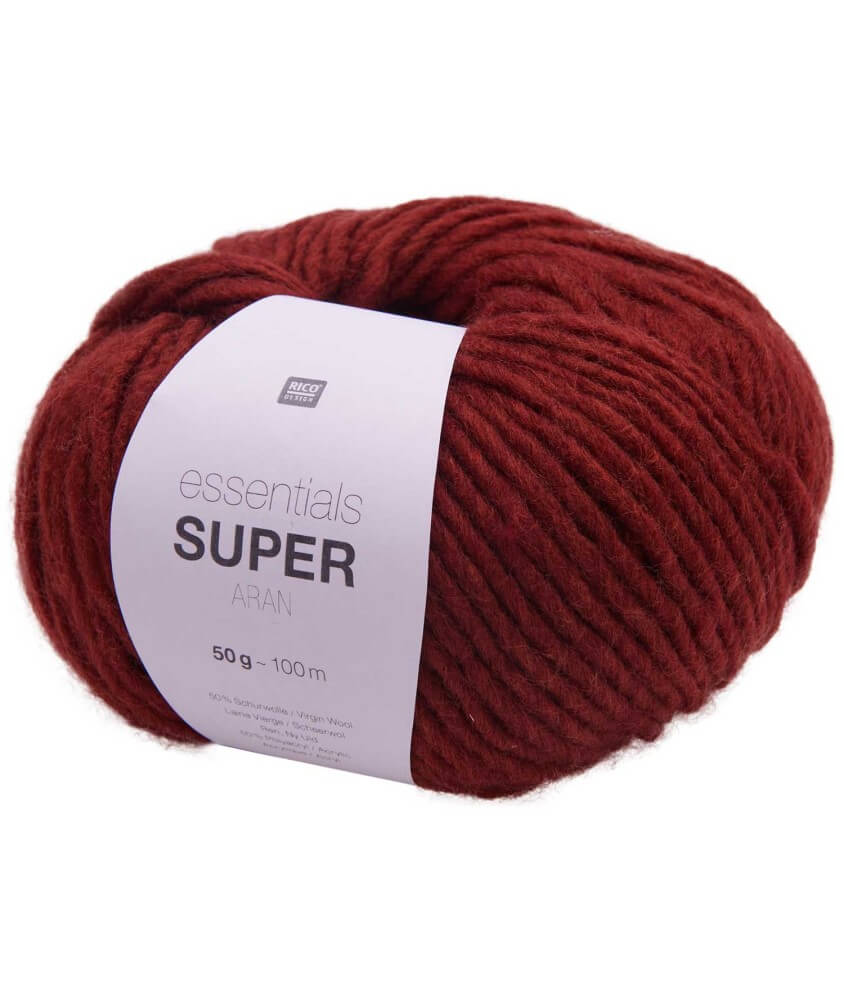 Pelote de laine à tricoter Essentials Super Aran - Rico Design
