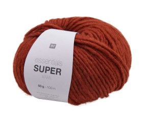 Pelote de laine à tricoter Essentials Super Aran - Rico Design