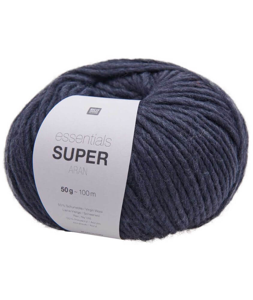 Pelote de laine à tricoter Essentials Super Aran - Rico Design