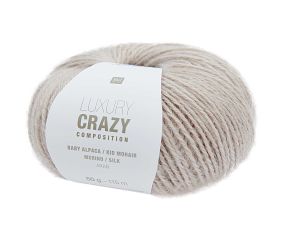 Fil exceptionnel à tricoter Luxury Crazy Composition Aran - Rico Design