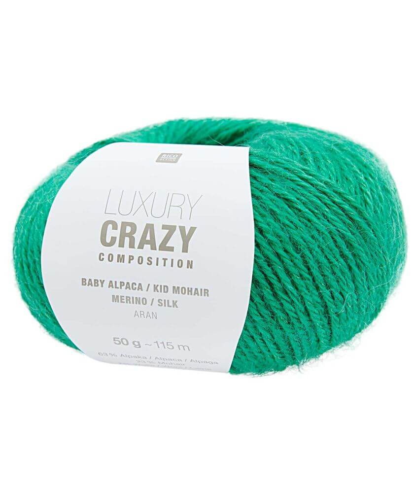 Fil exceptionnel à tricoter Luxury Crazy Composition Aran - Rico Design Fil exceptionnel à tricoter Luxury Crazy Composition Aran - Rico Design