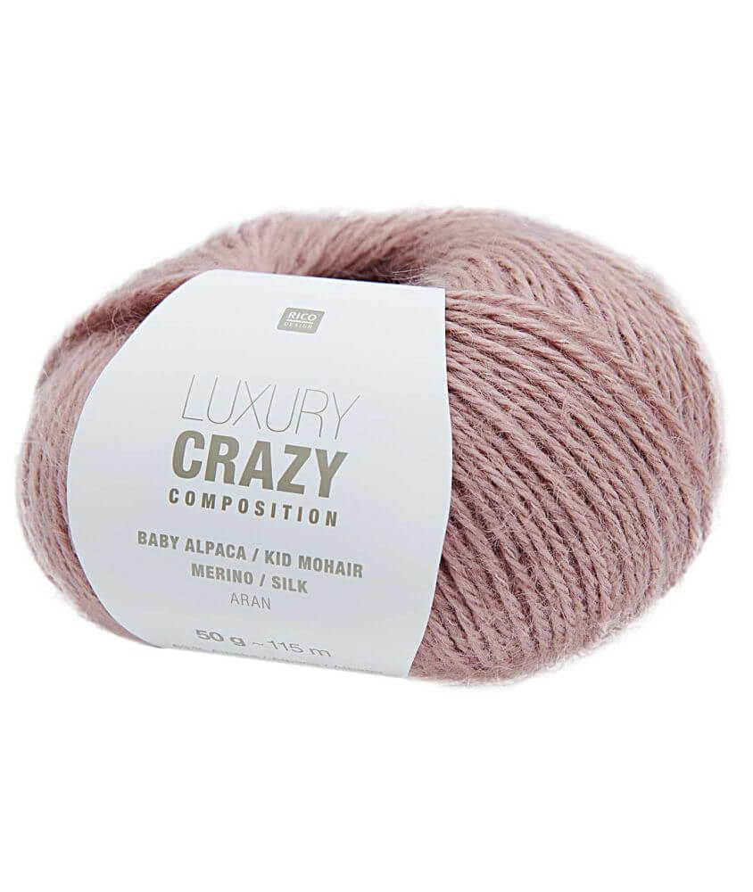 Fil exceptionnel à tricoter Luxury Crazy Composition Aran - Rico Design Fil exceptionnel à tricoter Luxury Crazy Composition Aran - Rico Design