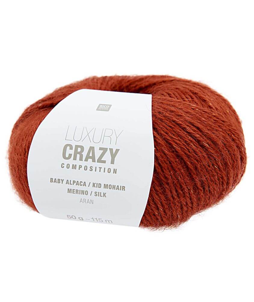 Fil exceptionnel à tricoter Luxury Crazy Composition Aran - Rico Design Fil exceptionnel à tricoter Luxury Crazy Composition Aran - Rico Design
