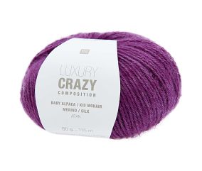 Fil exceptionnel à tricoter Luxury Crazy Composition Aran - Rico Design