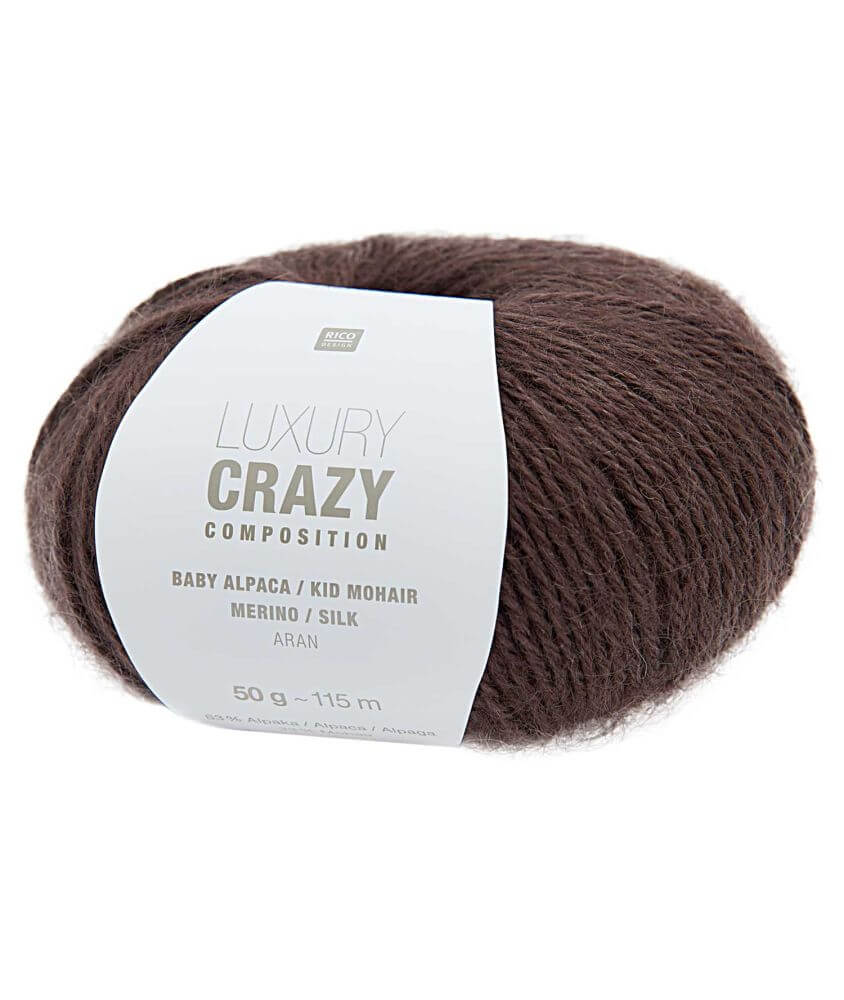 Fil exceptionnel à tricoter Luxury Crazy Composition Aran - Rico Design Fil exceptionnel à tricoter Luxury Crazy Composition Aran - Rico Design