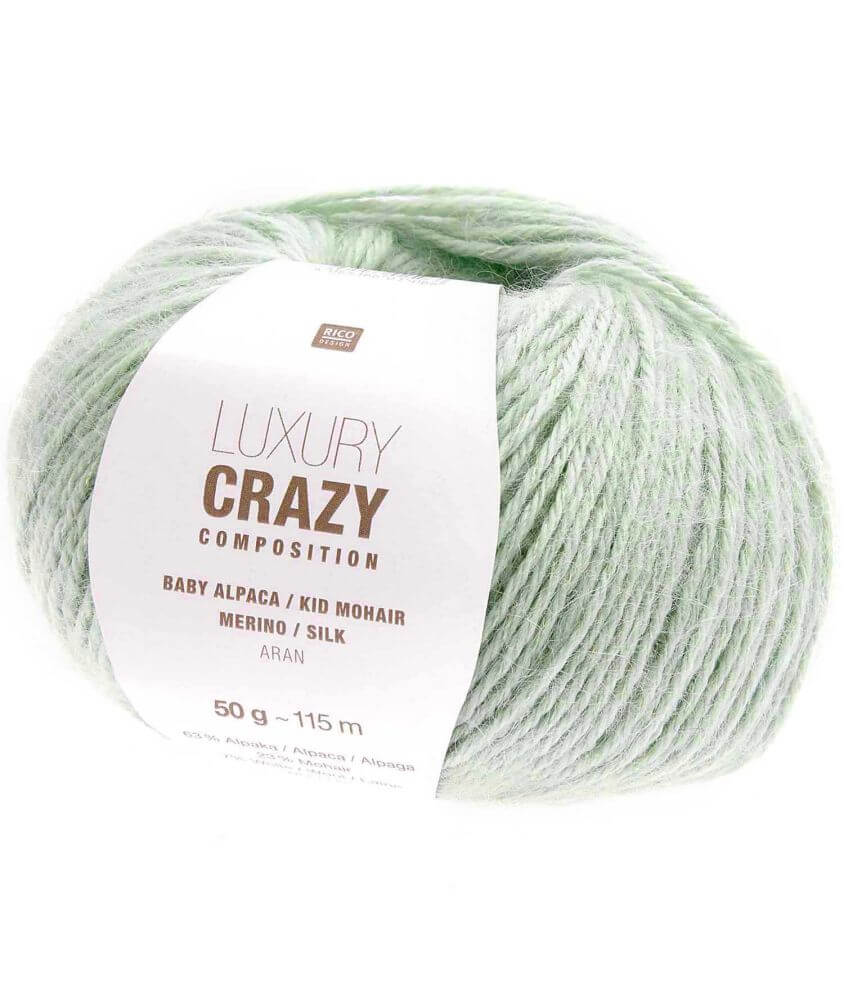 Fil exceptionnel à tricoter Luxury Crazy Composition Aran - Rico Design Fil exceptionnel à tricoter Luxury Crazy Composition Aran - Rico Design