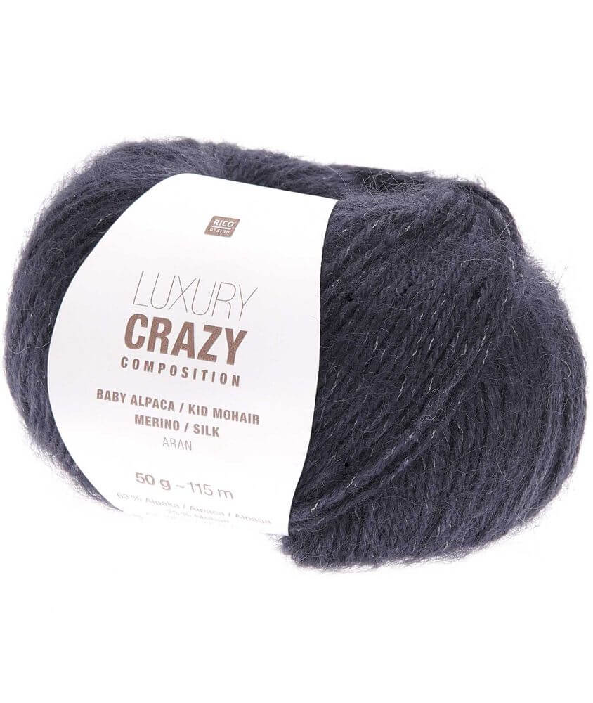 Fil exceptionnel à tricoter Luxury Crazy Composition Aran - Rico Design Fil exceptionnel à tricoter Luxury Crazy Composition Aran - Rico Design
