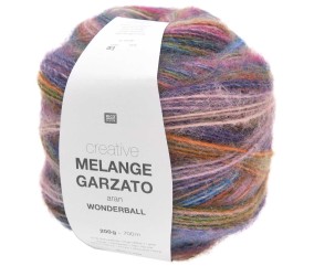 Pelote de laine Creative Melange Garzato Aran Wonderball - 200GR - Rico Design