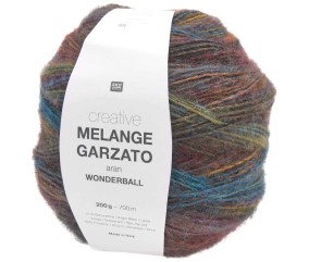 Pelote de laine Creative Melange Garzato Aran Wonderball - 200GR - Rico Design