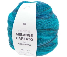 Pelote de laine Creative Melange Garzato Aran Wonderball - 200GR - Rico Design