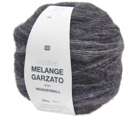 Pelote de laine Creative Melange Garzato Aran Wonderball - 200GR - Rico Design