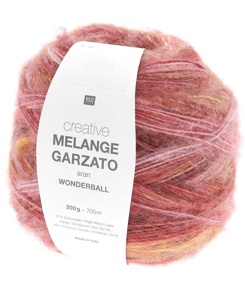 Pelote de laine Creative Melange Garzato Aran Wonderball - 200GR - Rico Design