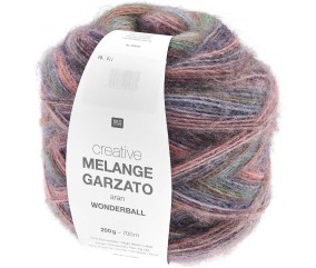 Pelote de laine Creative Melange Garzato Aran Wonderball - 200GR - Rico Design