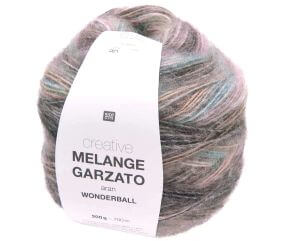 Pelote de laine Creative Melange Garzato Aran Wonderball - 200GR - Rico Design