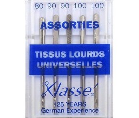 Lot De 50 Aiguilles Machine à Coudre - Tailles 65/9, 75/11, 90/14, 100/16, 110/18 - Universelles Singer, Brother…