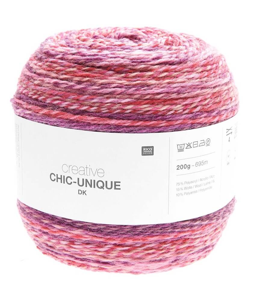 Pelote de laine à tricoter Creative Chic-Unique DK - 200GR - Rico Design