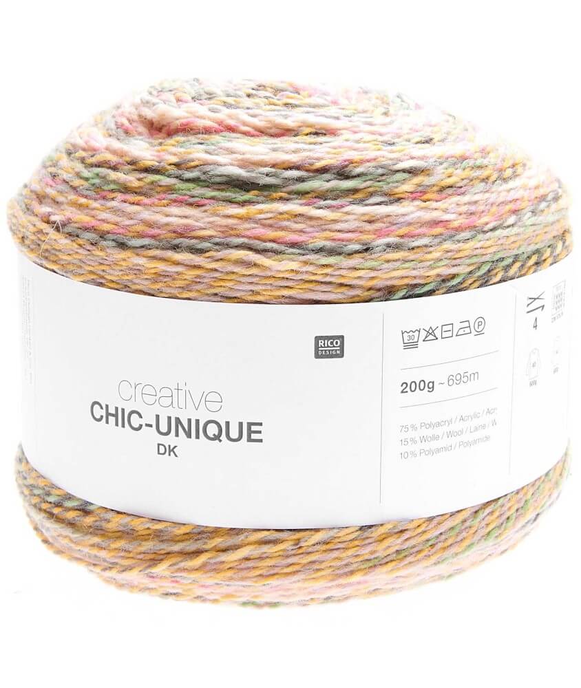 Pelote de laine à tricoter Creative Chic Unique DK - 200GR - Rico Design