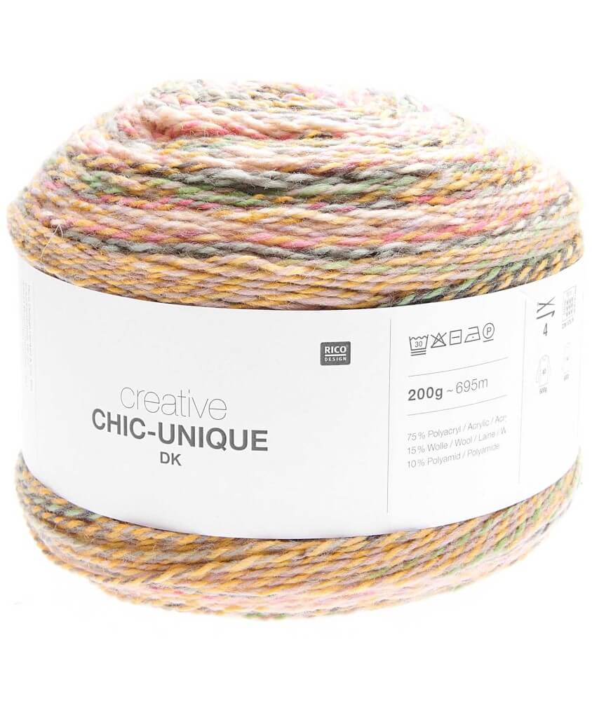 Pelote de laine à tricoter Creative Chic-Unique DK - 200GR - Rico Design