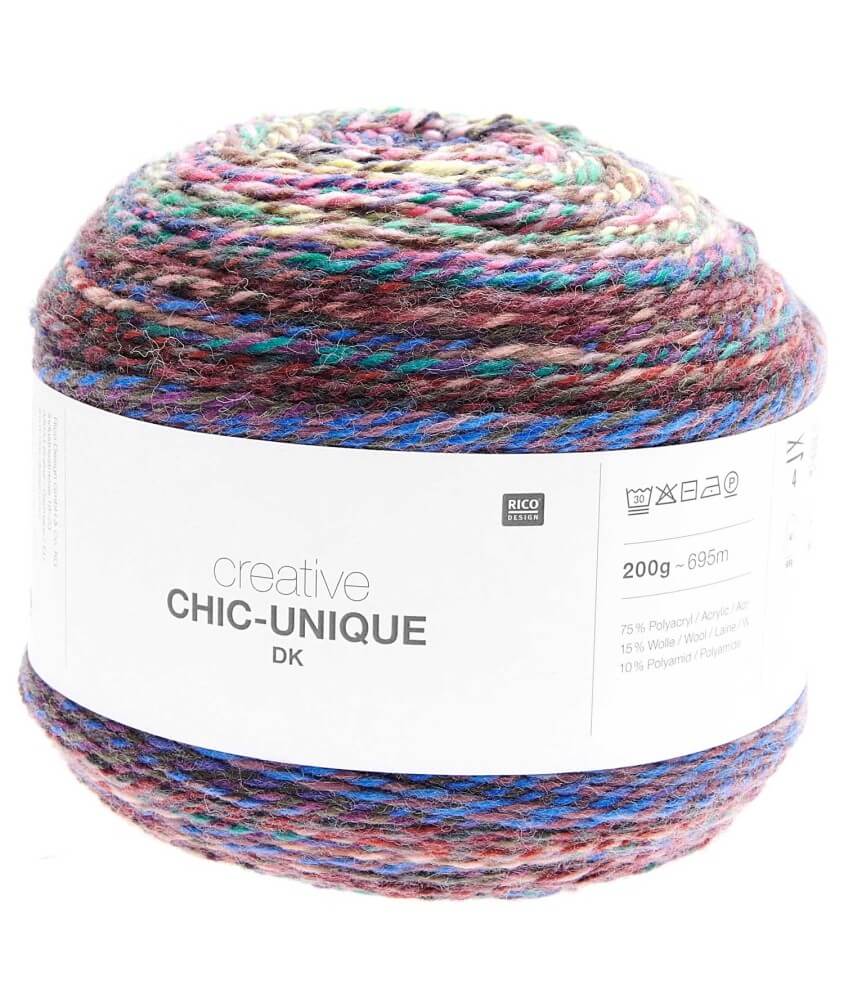 Pelote de laine à tricoter Creative Chic-Unique DK - 200GR - Rico Design