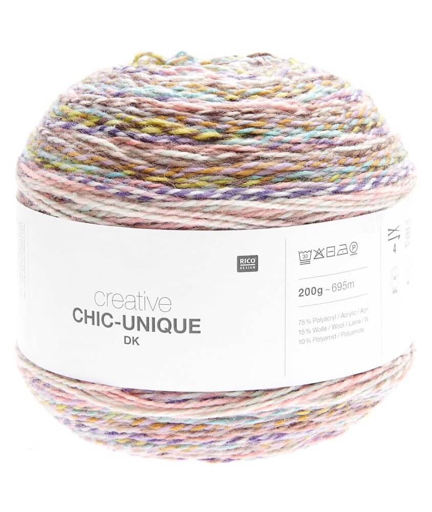 Pelote de laine à tricoter Creative Chic-Unique DK - 200GR - Rico Design