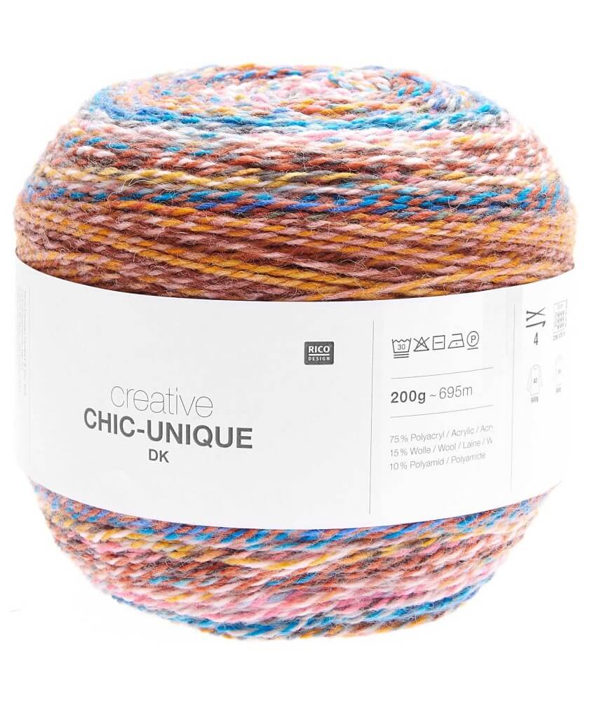 Pelote de laine à tricoter Creative Chic-Unique DK - 200GR - Rico Design