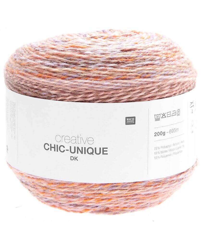 Pelote de laine à tricoter Creative Chic-Unique DK - 200GR - Rico Design