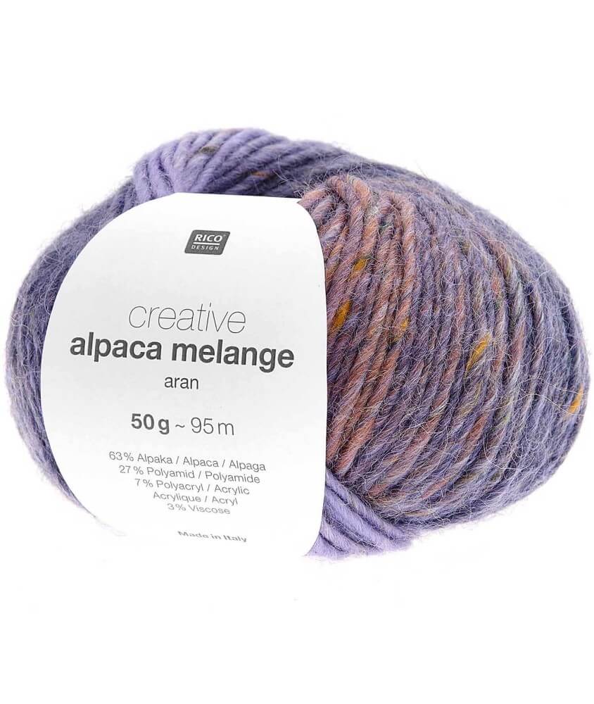 Fil à tricoter Creative Alpaca Melange Aran - Rico Design