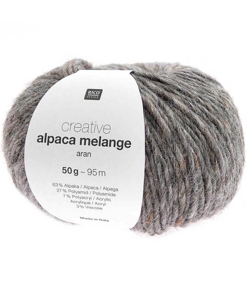 Fil à tricoter Creative Alpaca Melange Aran - Rico Design Fil à tricoter Creative Alpaca Melange Aran - Rico Design