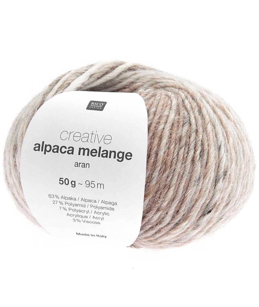 Fil à tricoter Creative Alpaca Melange Aran - Rico Design