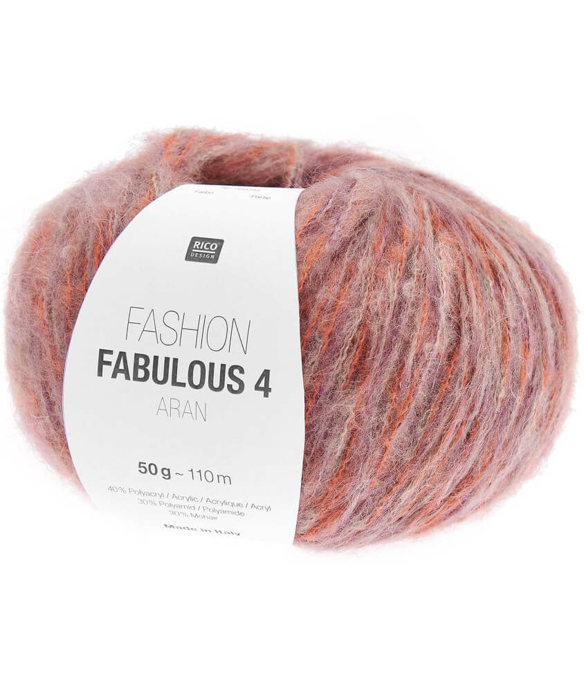 Peltoe de Mohair à tricoter Fashion Fabulous 4 Aran - Rico Design Peltoe de Mohair à tricoter Fashion Fabulous 4 Aran - Rico Design