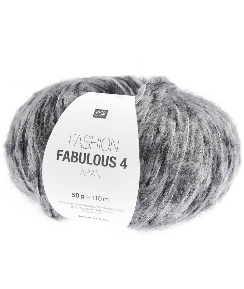 Peltoe de Mohair à tricoter Fashion Fabulous 4 Aran - Rico Design Peltoe de Mohair à tricoter Fashion Fabulous 4 Aran - Rico Design
