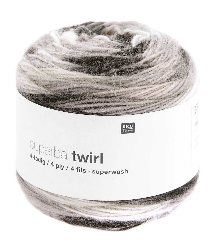 Laine à chaussette Superba Twirl 4 fils - 100GR - Rico Design Laine à chaussette Superba Twirl 4 fils - 100GR - Rico Design