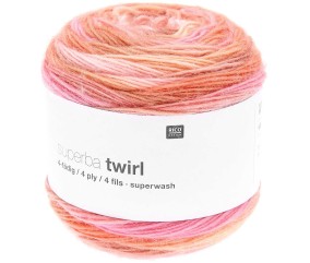 Laine à chaussette Superba Twirl 4 fils - 100GR - Rico Design