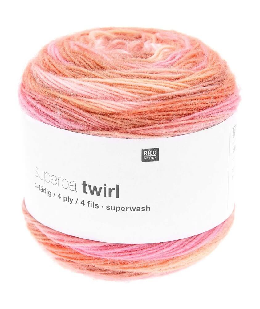 Laine à chaussette Superba Twirl 4 fils - 100GR - Rico Design