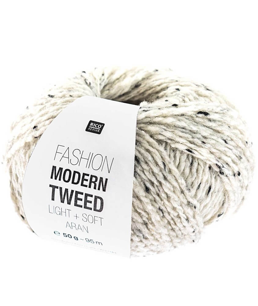 Pelote de Laine Fashion MODERN TWEED LIGHT & SOFT Aran - Rico Design Pelote de Laine Fashion MODERN TWEED LIGHT & SOFT Aran - Rico Design