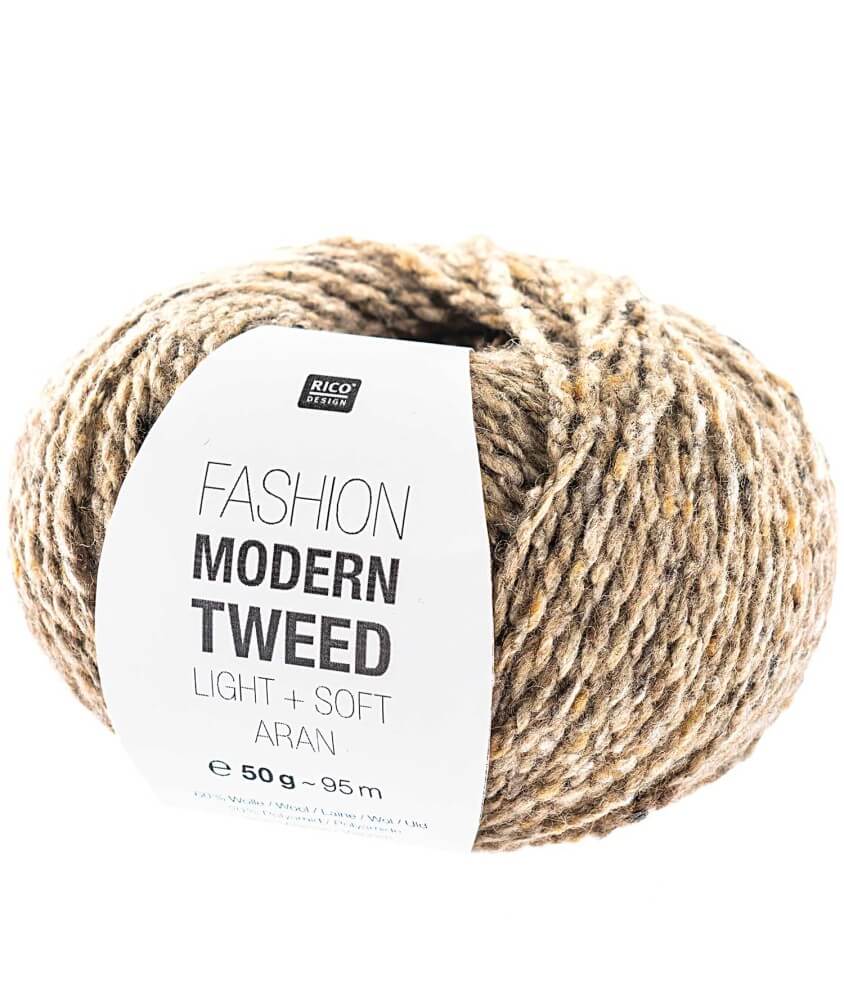 Pelote de Laine Fashion MODERN TWEED LIGHT & SOFT Aran - Rico Design Pelote de Laine Fashion MODERN TWEED LIGHT & SOFT Aran - Rico Design