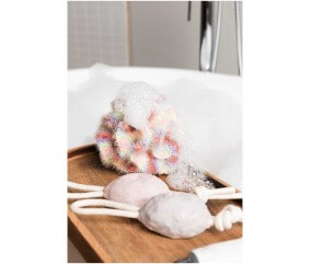 Fil éponge vaisselle à tricoter CREATIVE BUBBLE PRINT multicolore - Rico Design