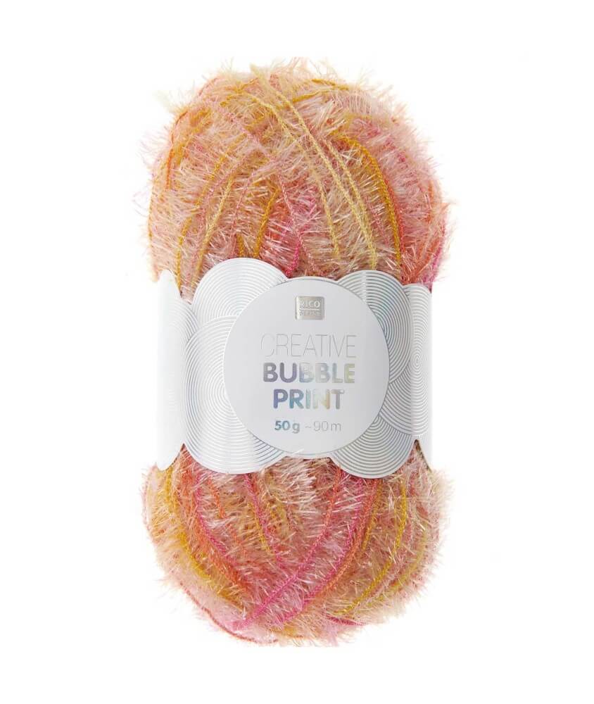 Fil éponge vaisselle à tricoter CREATIVE BUBBLE PRINT multicolore - Rico Design Fil éponge vaisselle à tricoter CREATIVE BUBBLE PRINT multicolore - Rico Design