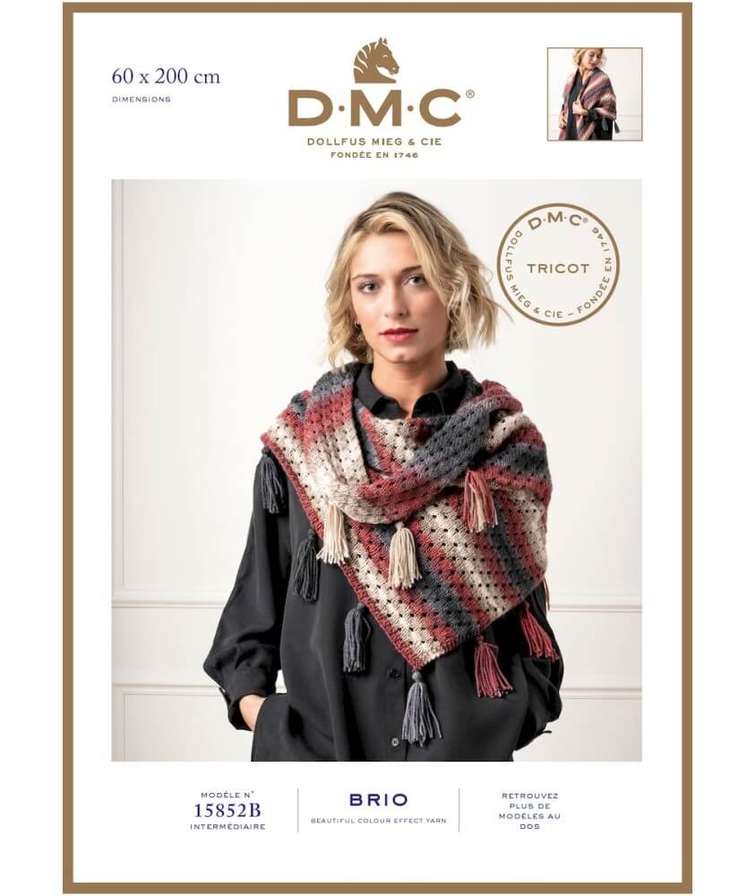 Leaflet Brio Modèle Châle - Taille Unique - DMC