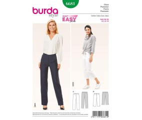 Patron Burda 6681 Pantalon du 36 au 50