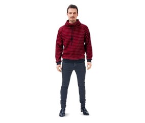 Patron Burda 6718 : Sweatshirt Homme du 46 au 56