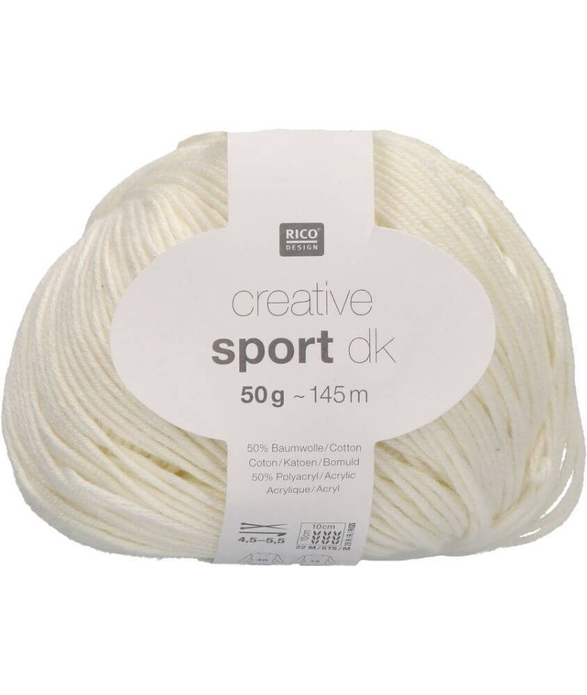Coton à tricoter CREATIVE SPORT DK - Rico Design Coton à tricoter CREATIVE SPORT DK - Rico Design