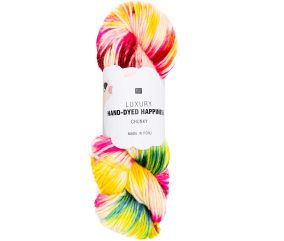 Pelote de laine Luxury HAND-DYED HAPPINESS CHUNKY - 100GR - Rico Design