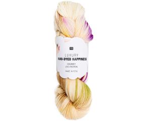 Pelote de laine Luxury HAND-DYED HAPPINESS CHUNKY - 100GR - Rico Design