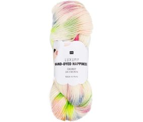Pelote de laine Luxury HAND-DYED HAPPINESS CHUNKY - 100GR - Rico Design