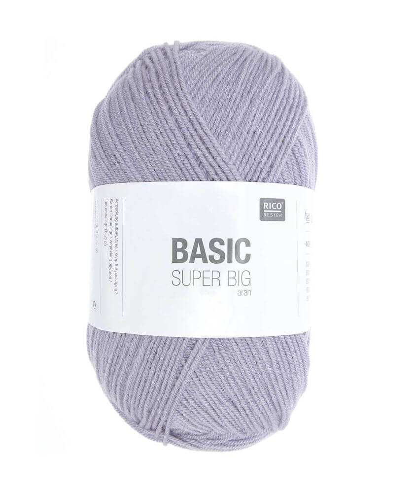 Pelote de Laine à tricoter Basic SUPER BIG ARAN - 400GR - RICO Design